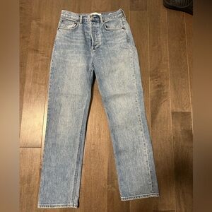 Denim Forum Arlo high rise straight Jeans 28L